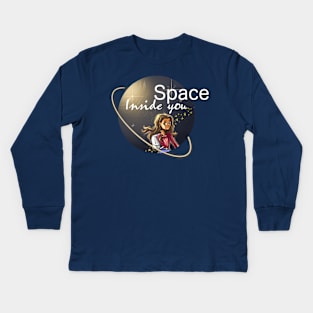 Space inside you Kids Long Sleeve T-Shirt